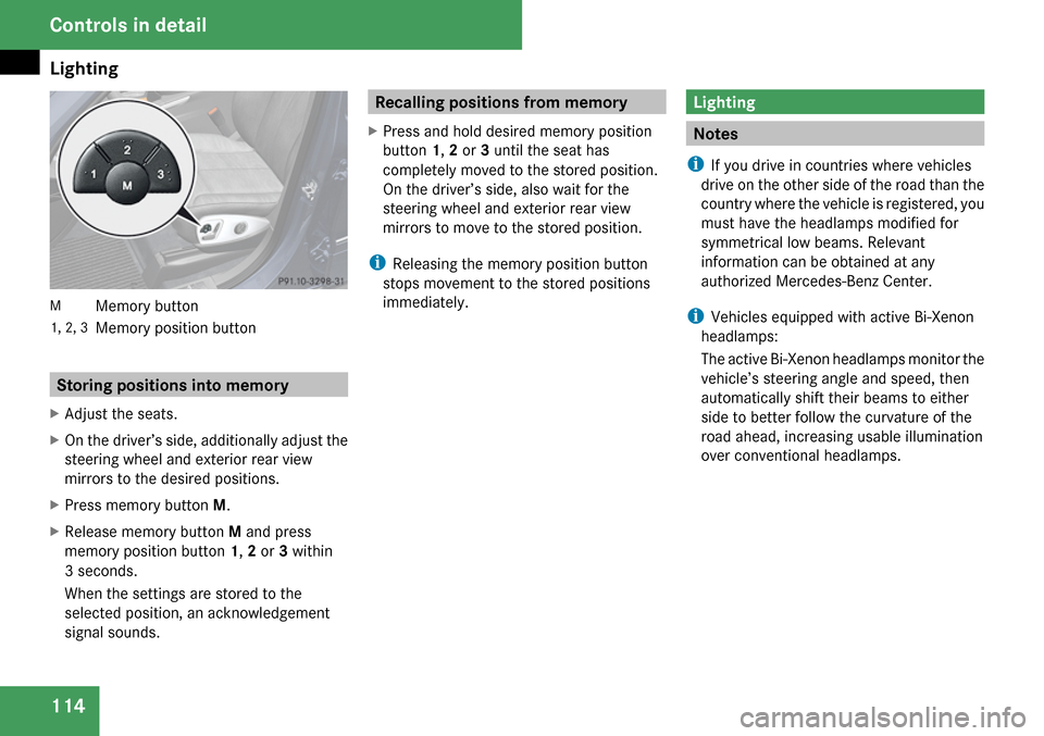 MERCEDES-BENZ GL450 2009 X164 Owners Manual 