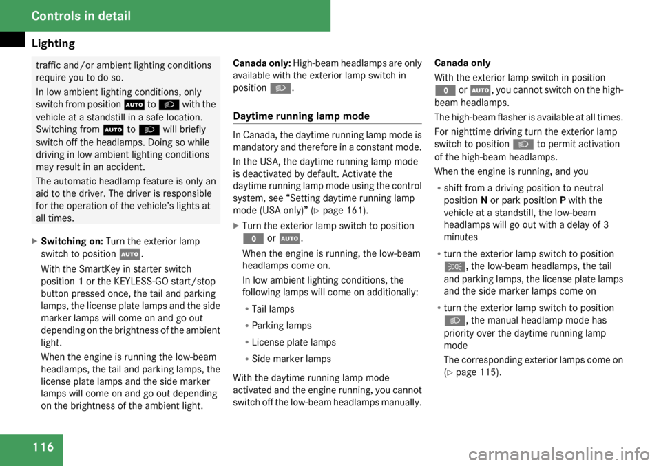 MERCEDES-BENZ GL450 2009 X164 Owners Manual 