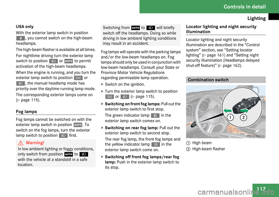 MERCEDES-BENZ GL450 2009 X164 Owners Manual 
