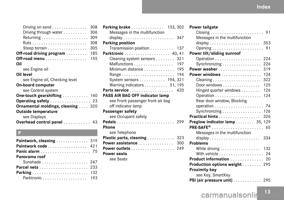 MERCEDES-BENZ GL450 2009 X164 User Guide 