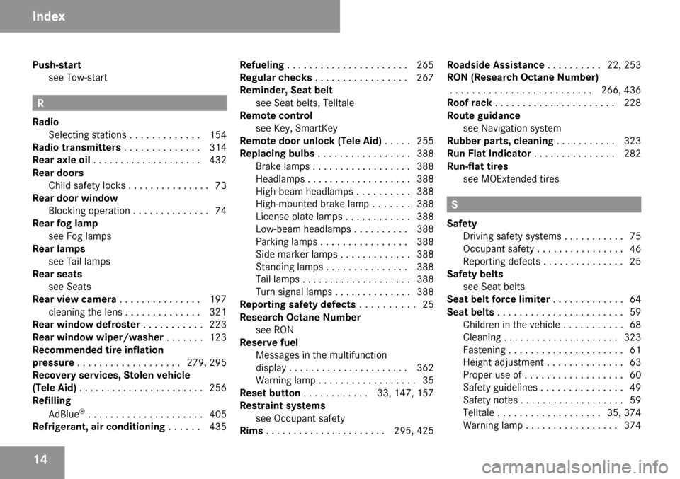 MERCEDES-BENZ GL450 2009 X164 User Guide 