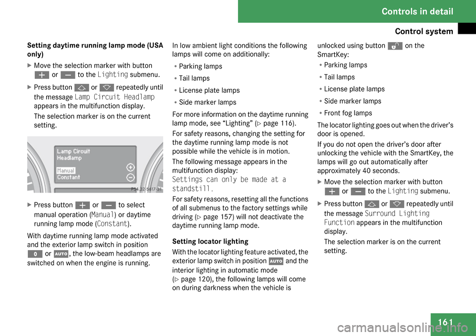 MERCEDES-BENZ GL320 2009 X164 Owners Manual 