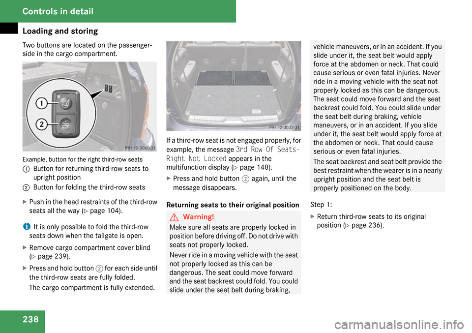 MERCEDES-BENZ GL320 2009 X164 Owners Manual 