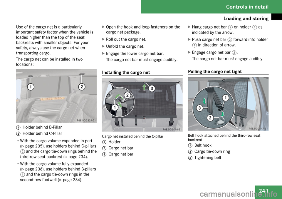 MERCEDES-BENZ GL320 2009 X164 Owners Manual MERCEDES-BENZ GL320 2009 X164 Owners Manual