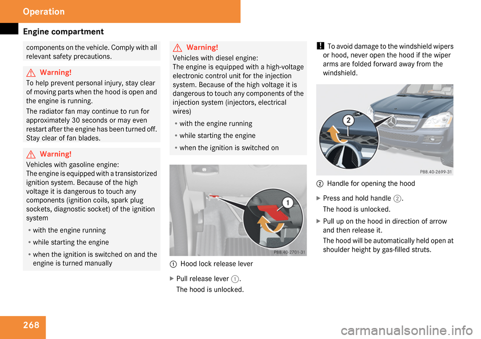 MERCEDES-BENZ GL450 2009 X164 Owners Manual 