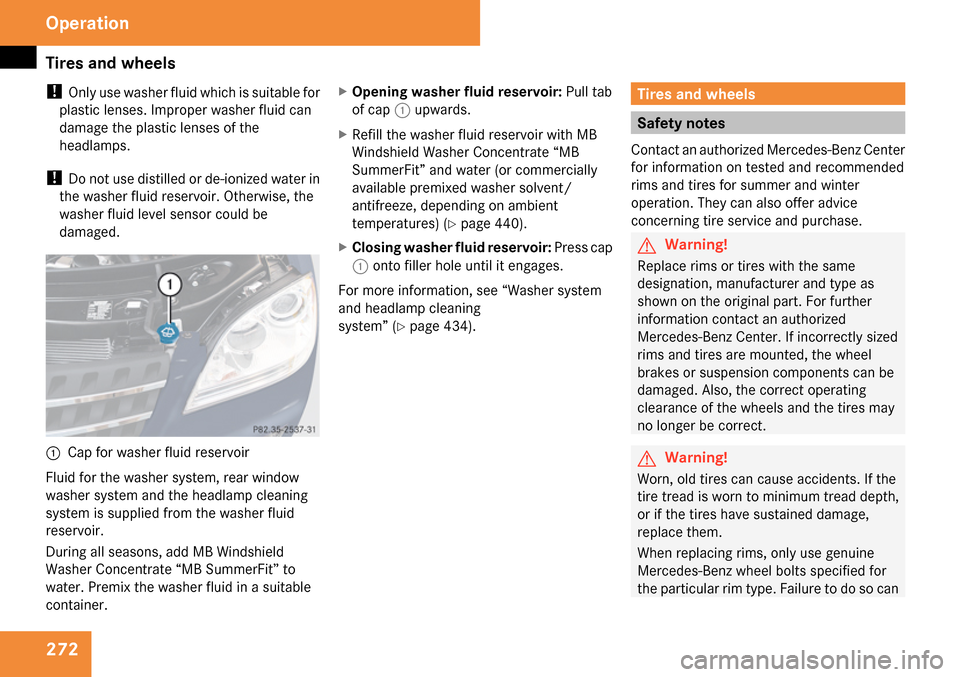 MERCEDES-BENZ GL450 2009 X164 Owners Manual 