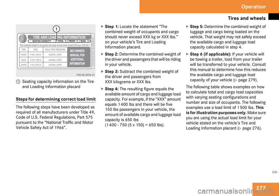 MERCEDES-BENZ GL450 2009 X164 Owners Manual 