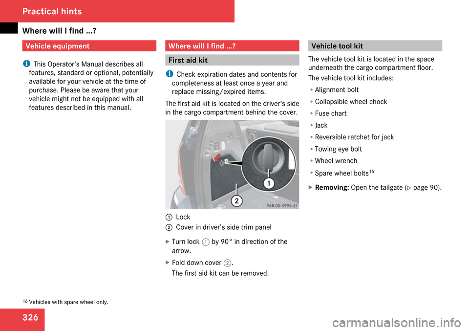 MERCEDES-BENZ GL320 2009 X164 Owners Manual 