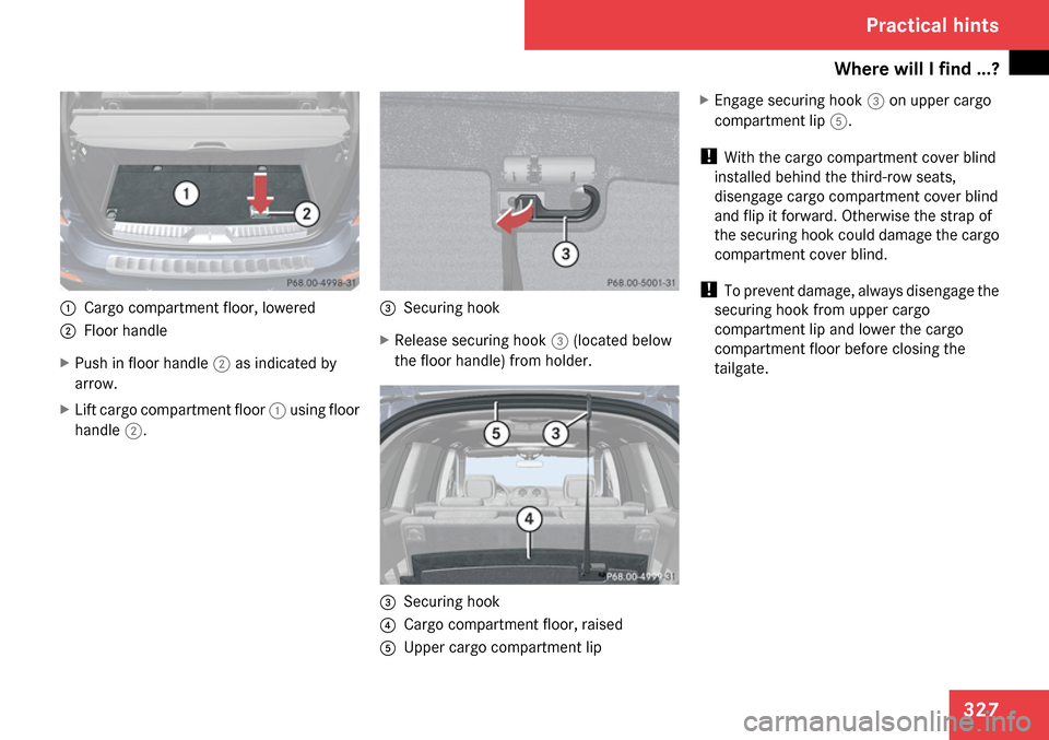 MERCEDES-BENZ GL320 2009 X164 Owners Manual 