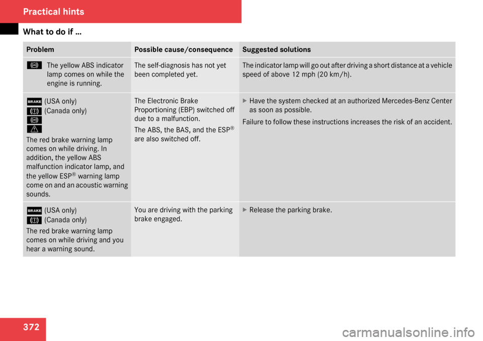 MERCEDES-BENZ GL320 2009 X164 Owners Manual 