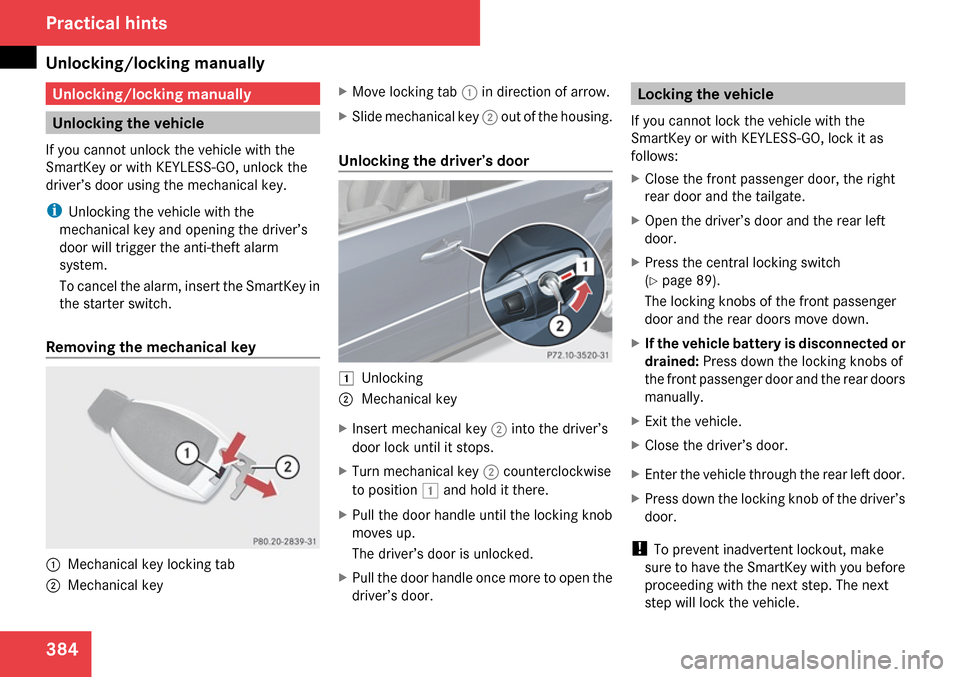 MERCEDES-BENZ GL320 2009 X164 Owners Manual 