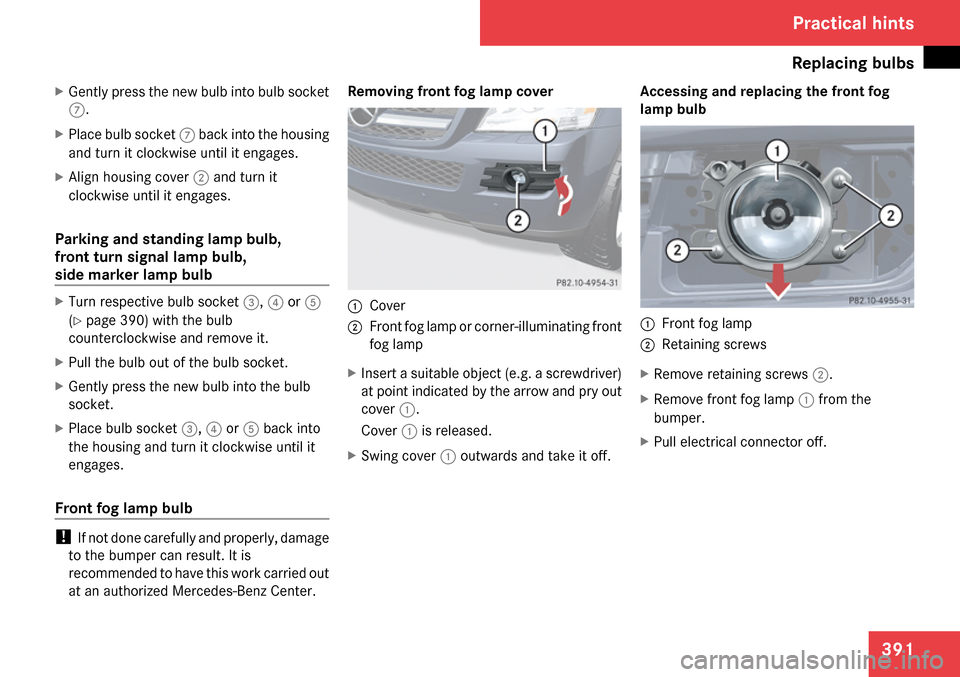 MERCEDES-BENZ GL320 2009 X164 Owners Manual 