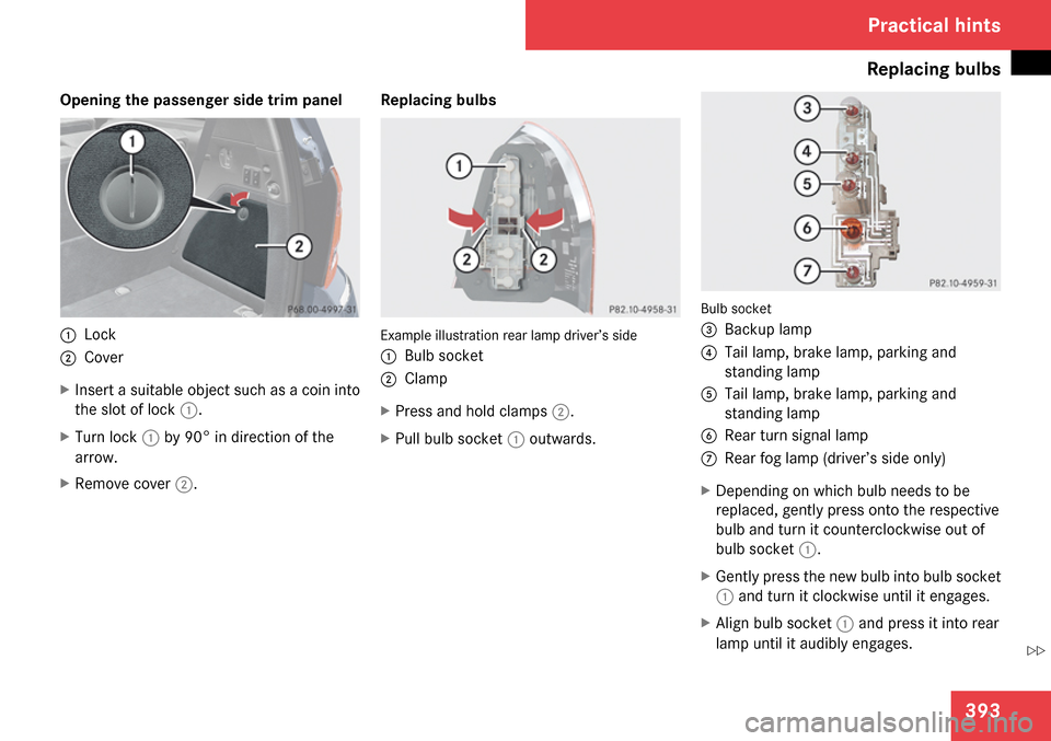MERCEDES-BENZ GL320 2009 X164 Owners Manual 