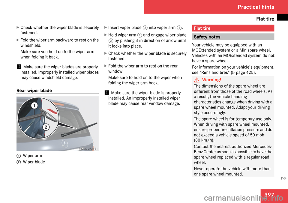 MERCEDES-BENZ GL320 2009 X164 Owners Manual 
