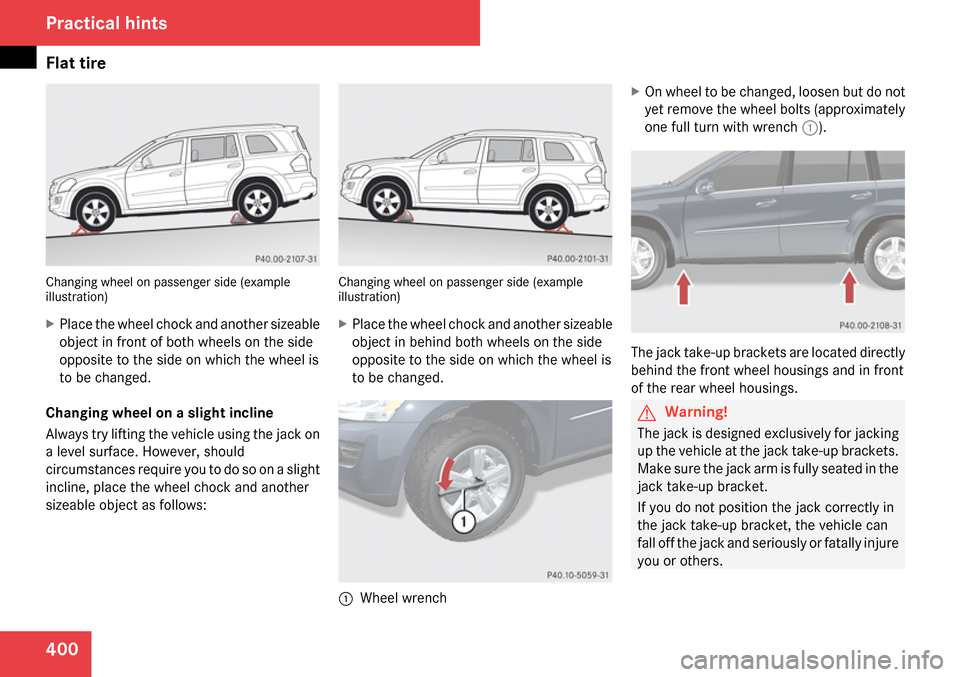 MERCEDES-BENZ GL320 2009 X164 Owners Manual 
