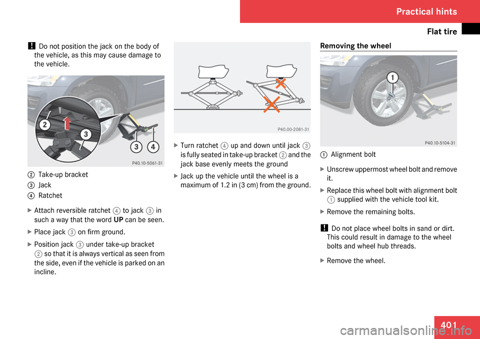 MERCEDES-BENZ GL320 2009 X164 Owners Manual 