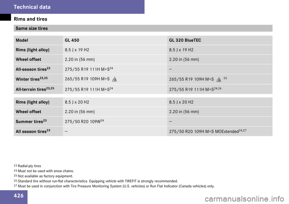 MERCEDES-BENZ GL320 2009 X164 Owners Manual 