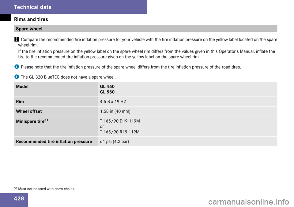 MERCEDES-BENZ GL320 2009 X164 Owners Manual 
