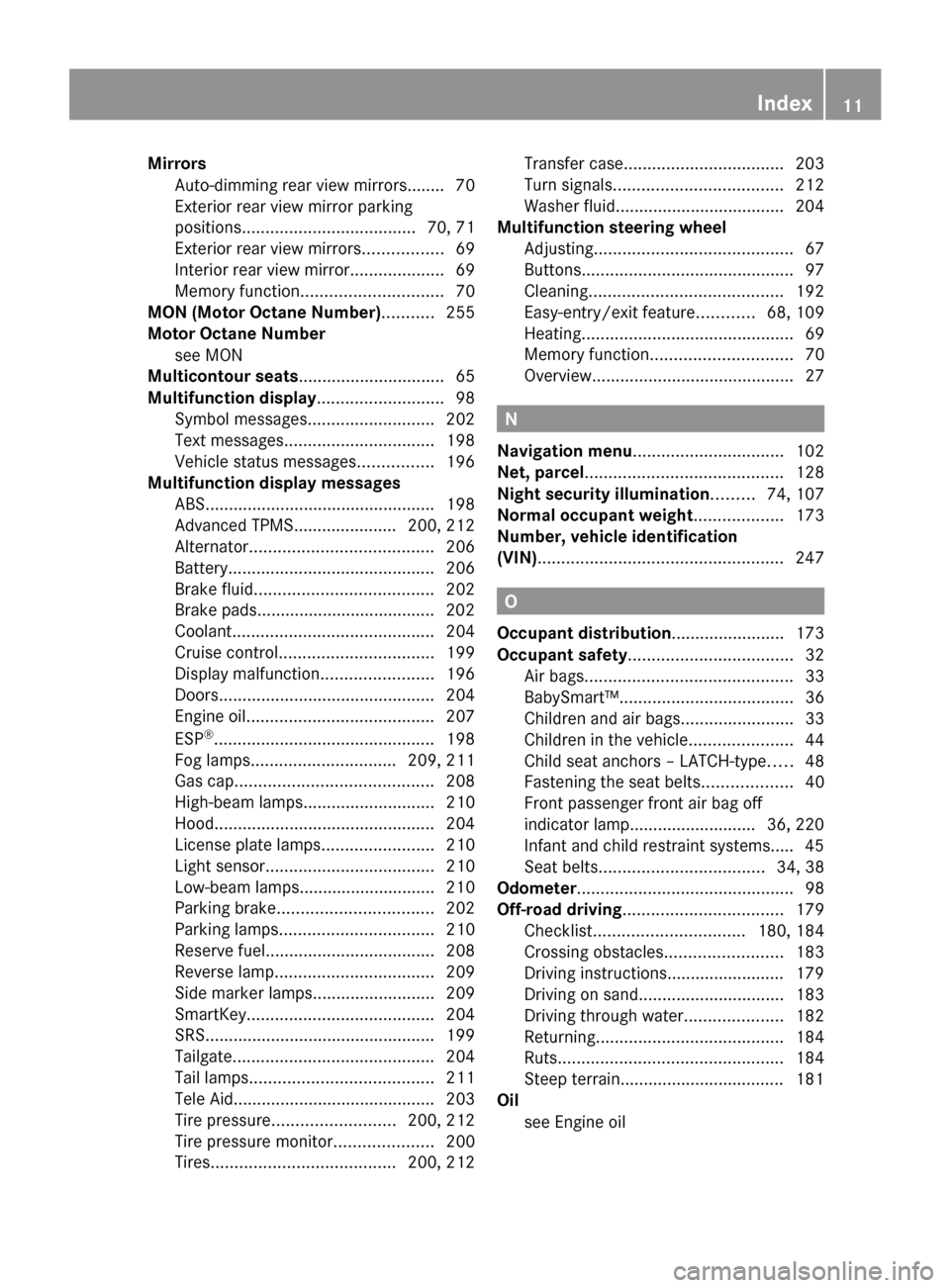 MERCEDES-BENZ G-Class 2009 W463 User Guide MERCEDES-BENZ G-Class 2009 W463 User Guide