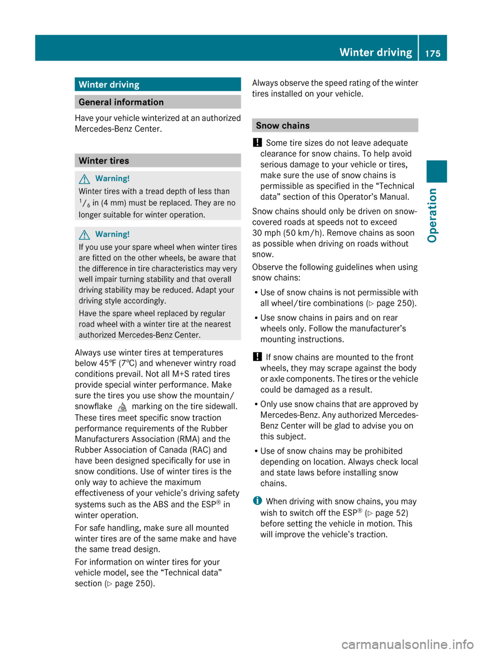 MERCEDES-BENZ G-Class 2009 W463 Owners Manual 