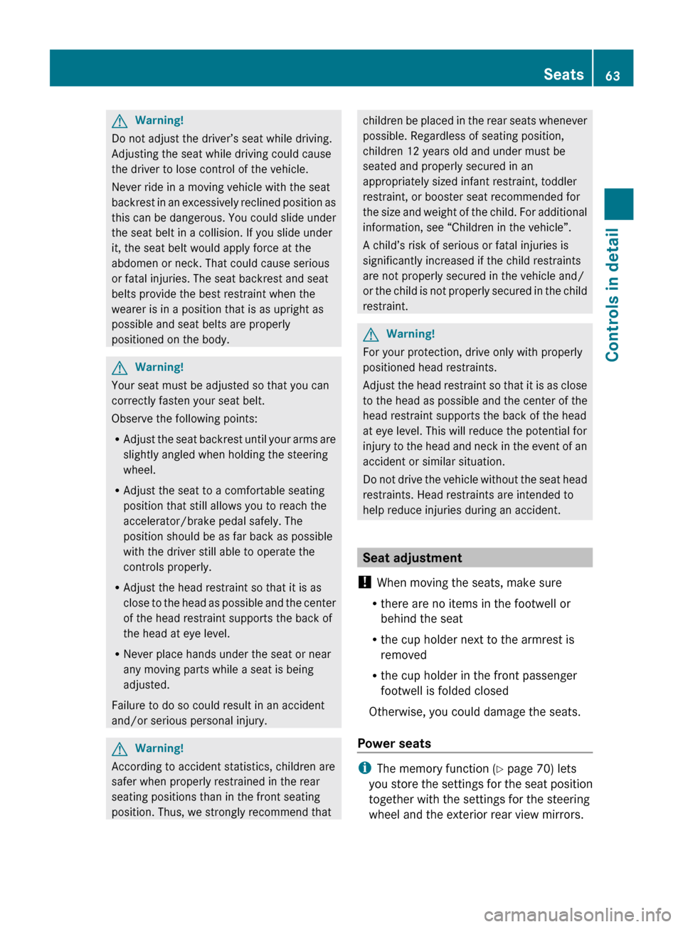 MERCEDES-BENZ G-Class 2009 W463 Repair Manual 