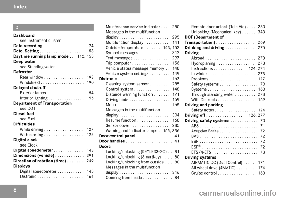 MERCEDES-BENZ E350 2009 W211 Owners Manual 