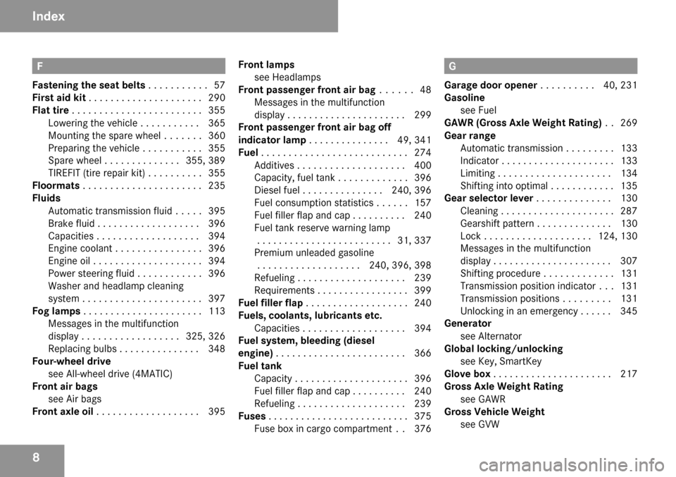 MERCEDES-BENZ E550 2009 W211 Owners Manual 