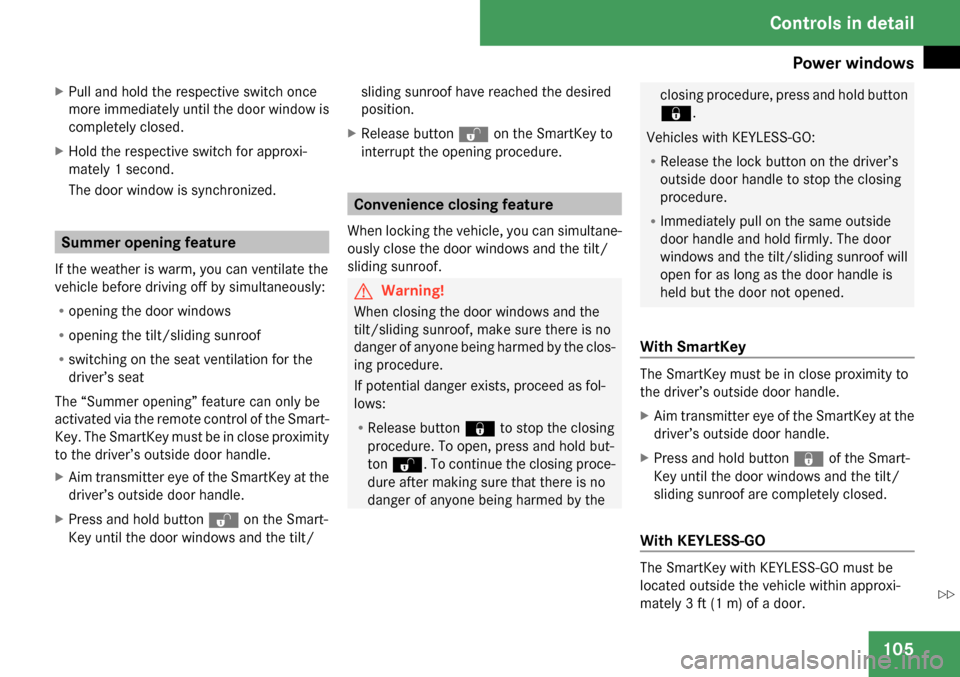 MERCEDES-BENZ CLS550 2009 W219 Owners Manual 