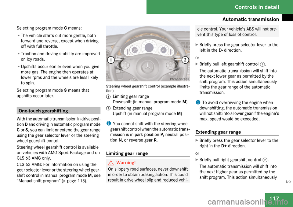 MERCEDES-BENZ CLS550 2009 W219 Owners Manual 