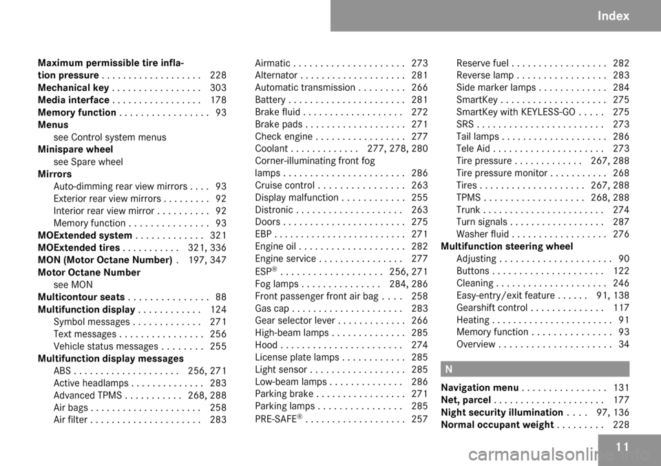 MERCEDES-BENZ CLS550 2009 W219 User Guide MERCEDES-BENZ CLS550 2009 W219 User Guide
