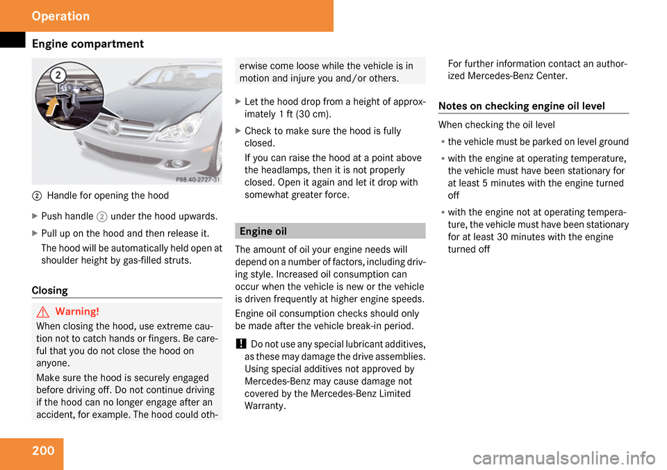 MERCEDES-BENZ CLS550 2009 W219 Owners Manual 