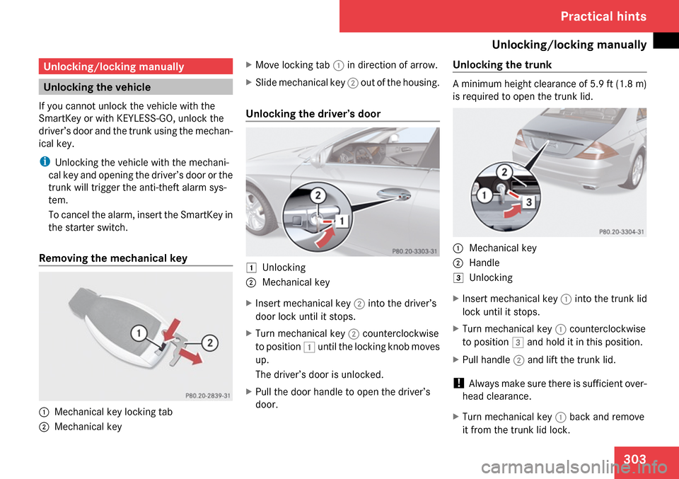 MERCEDES-BENZ CLS63AMG 2009 W219 Owners Manual 