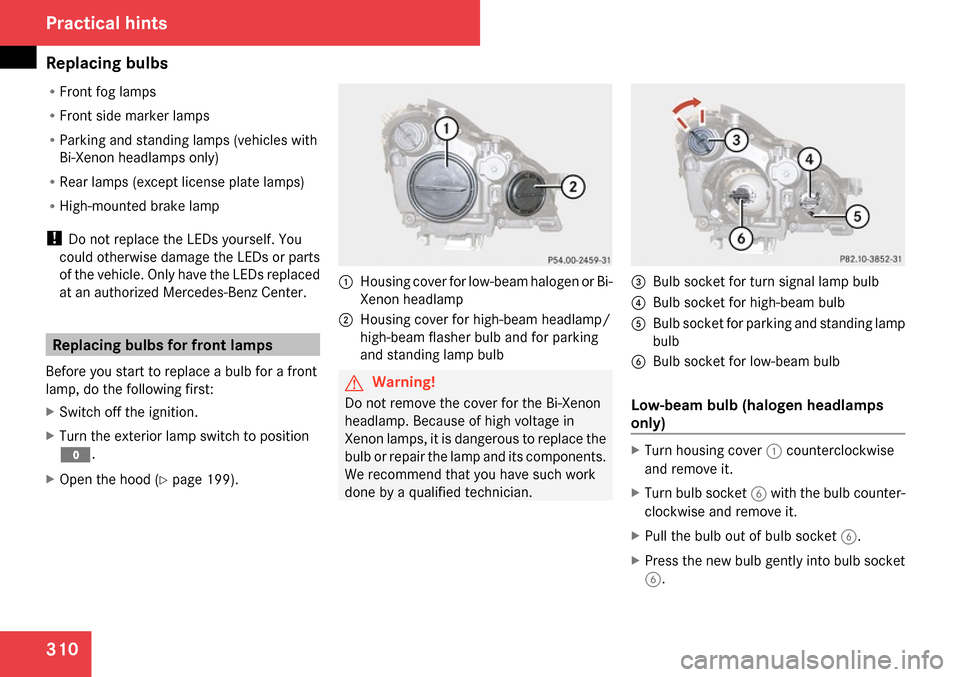 MERCEDES-BENZ CLS63AMG 2009 W219 Owners Manual 