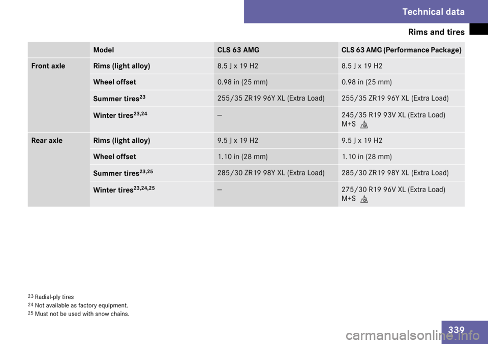 MERCEDES-BENZ CLS550 2009 W219 Owners Manual 