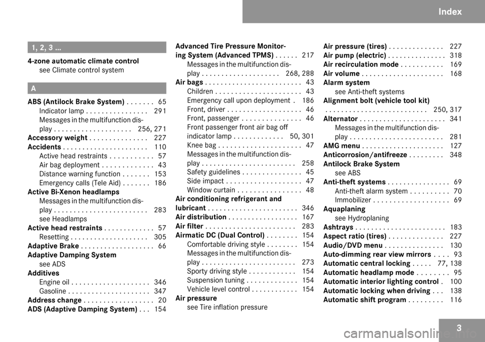 MERCEDES-BENZ CLS63AMG 2009 W219 Owners Manual 