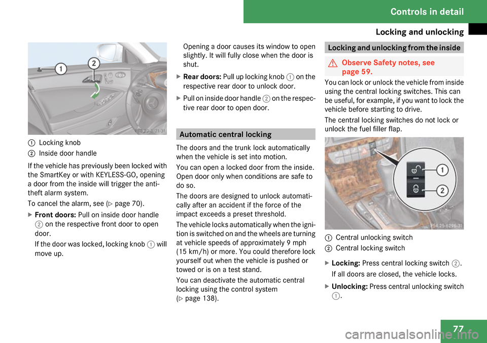 MERCEDES-BENZ CLS63AMG 2009 W219 Manual PDF 