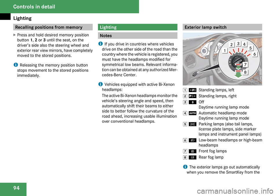 MERCEDES-BENZ CLS550 2009 W219 Owners Manual 