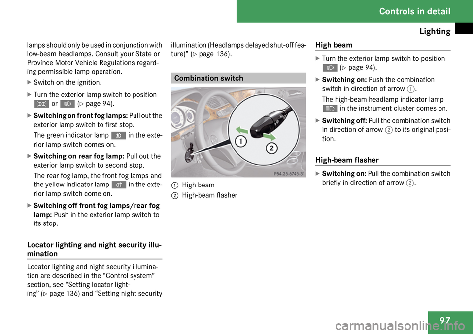 MERCEDES-BENZ CLS550 2009 W219 Owners Manual 