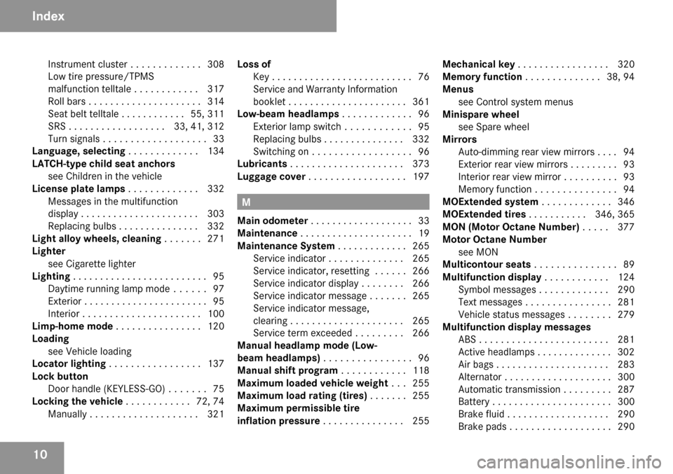 MERCEDES-BENZ CLK63AMG 2009 C208 User Guide 