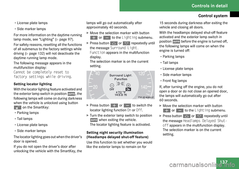 MERCEDES-BENZ CLK350 2009 C208 Owners Manual 