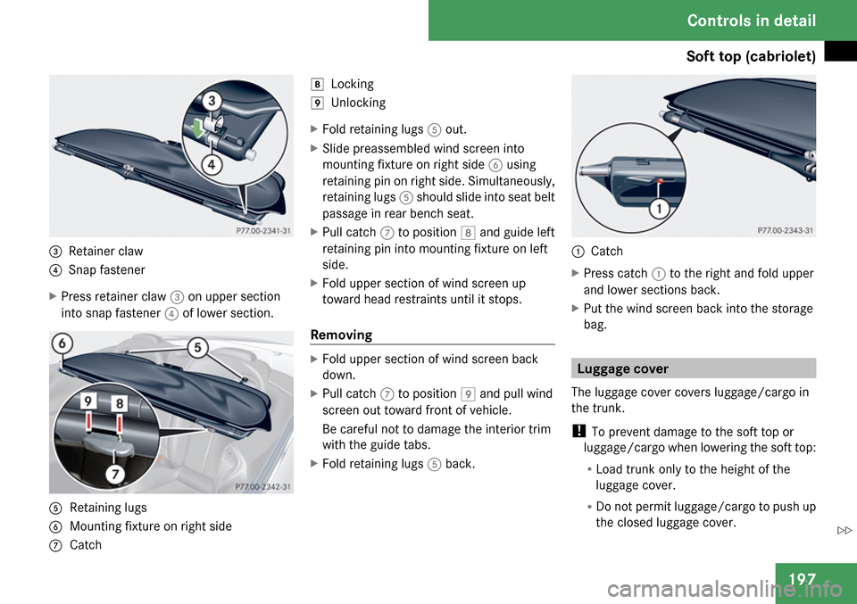 MERCEDES-BENZ CLK350 2009 C208 Owners Manual 