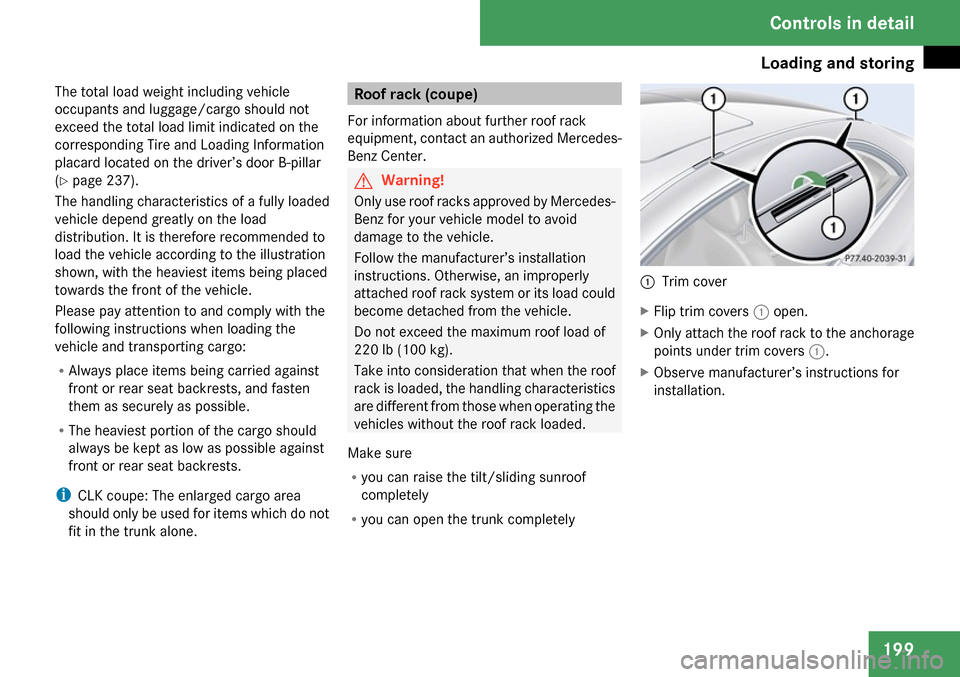 MERCEDES-BENZ CLK350 2009 C208 Owners Manual 