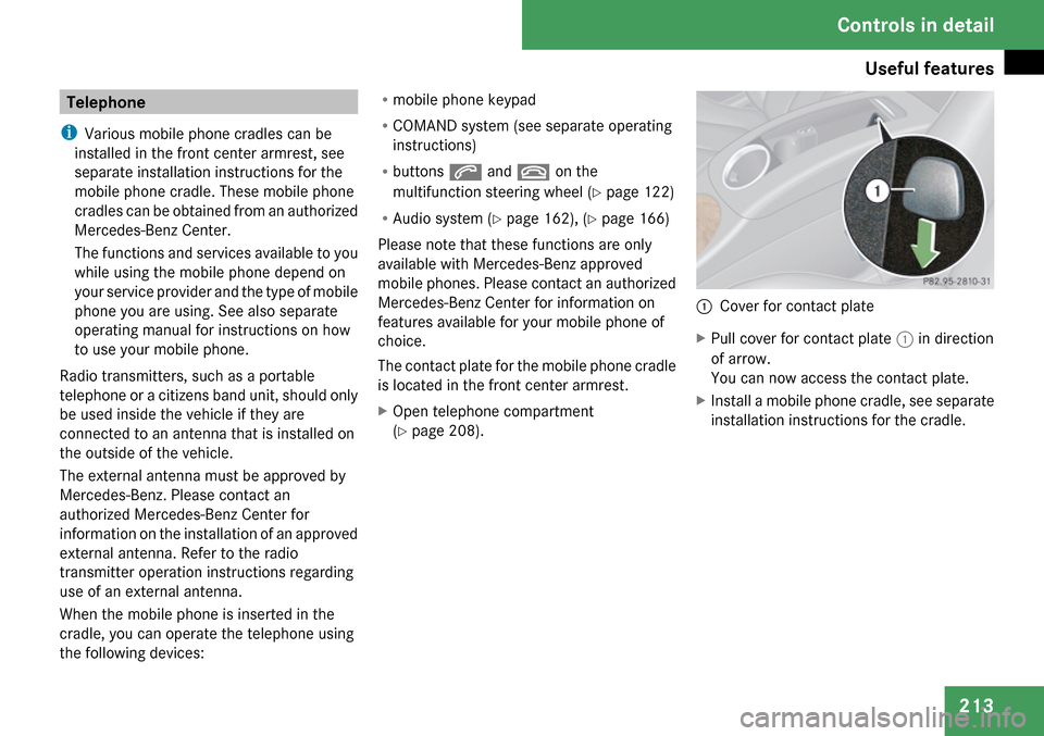 MERCEDES-BENZ CLK350 2009 C208 Owners Manual 