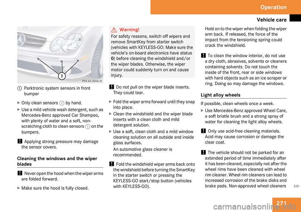 MERCEDES-BENZ CLK350 2009 C208 Owners Manual 