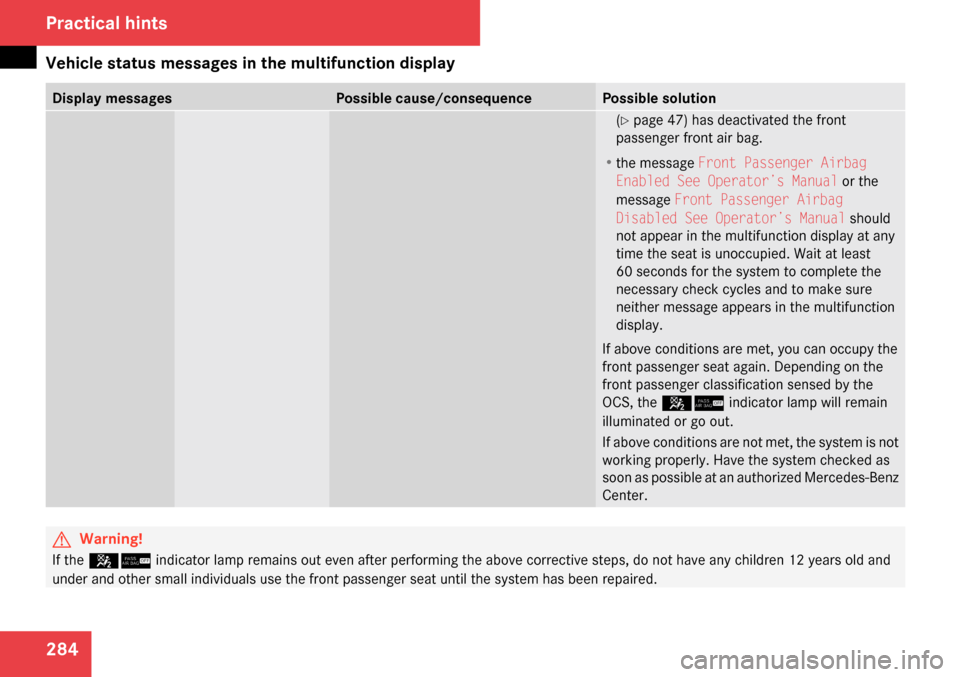 MERCEDES-BENZ CLK350 2009 C208 Owners Manual 