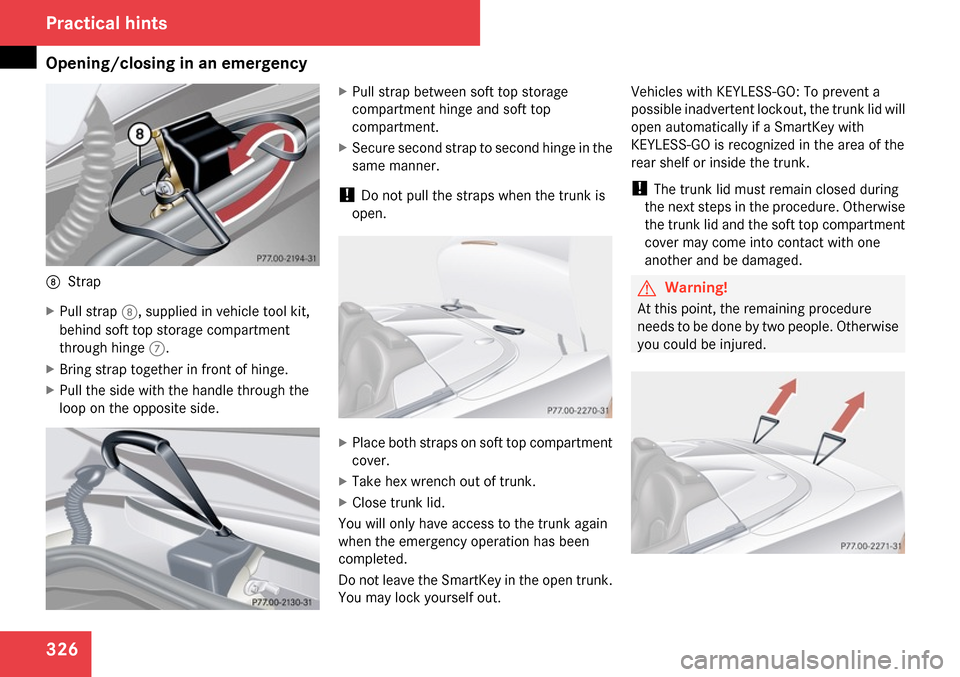 MERCEDES-BENZ CLK350 2009 C208 Owners Manual 