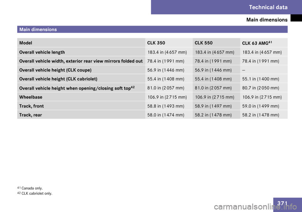 MERCEDES-BENZ CLK350 2009 C208 Owners Manual 