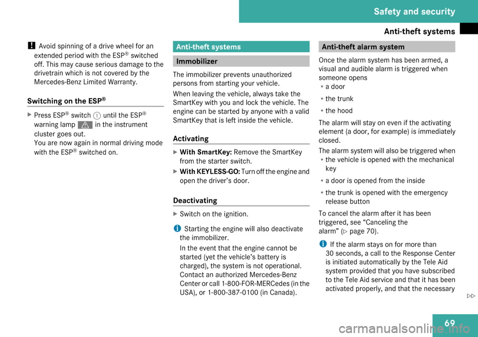 MERCEDES-BENZ CLK63AMG 2009 C208 Manual PDF 