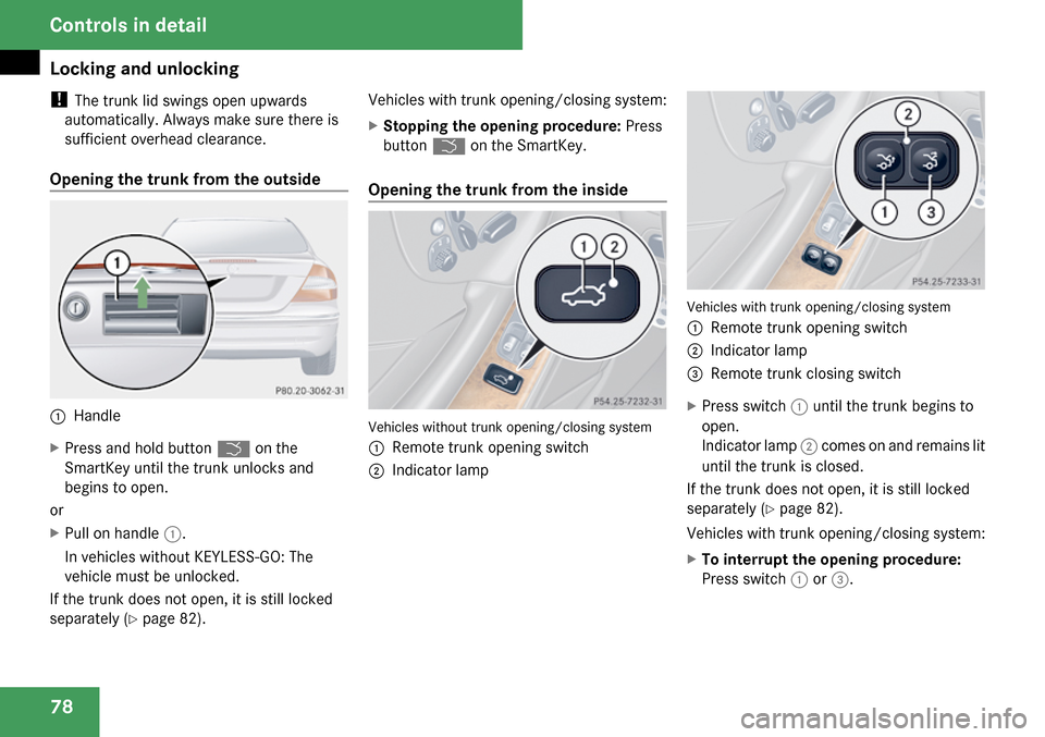 MERCEDES-BENZ CLK63AMG 2009 C208 Manual PDF 