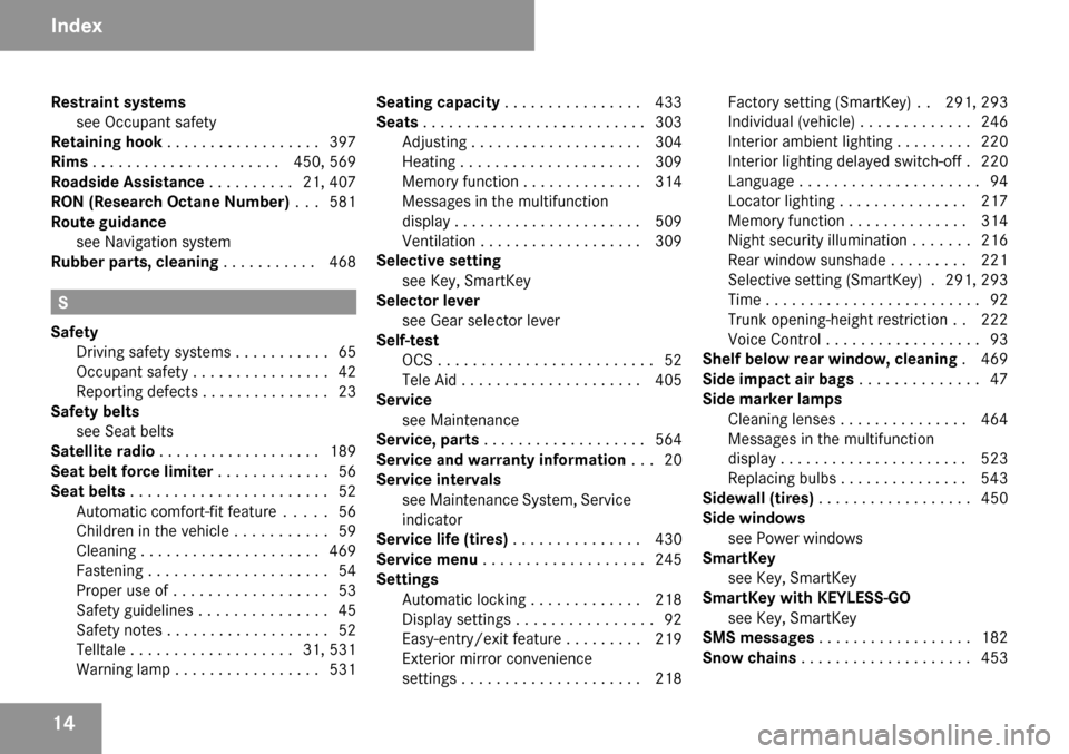 MERCEDES-BENZ CL600 2009 C216 User Guide MERCEDES-BENZ CL600 2009 C216 User Guide